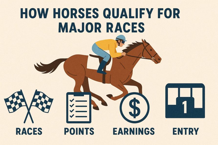 How horses qualify for major races.