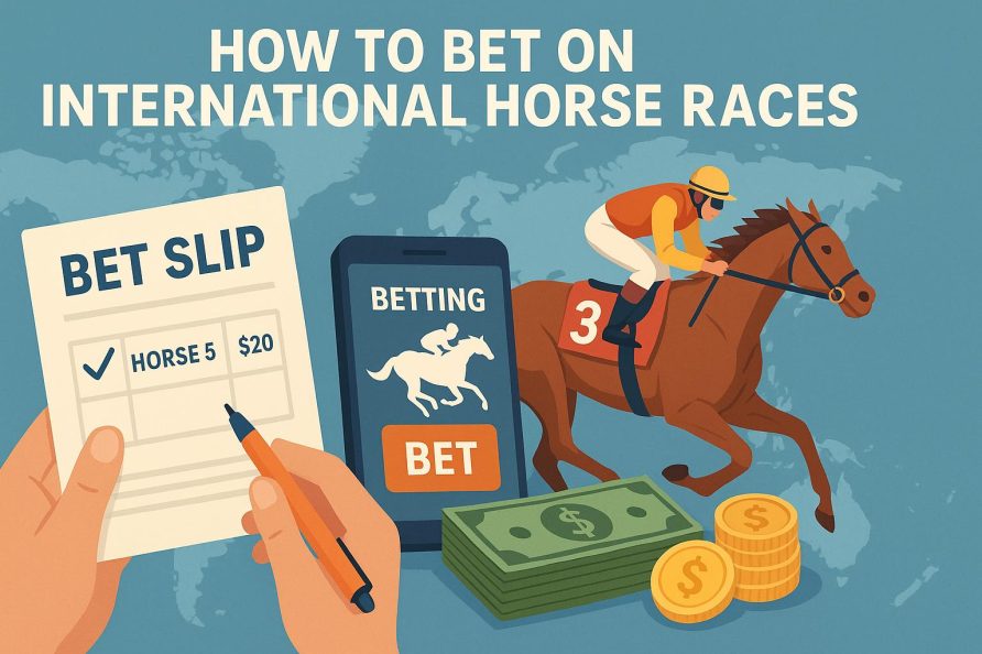 How to bet on international horse races.