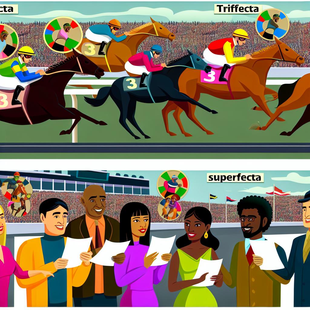 How to place exotic bets in horse racing.