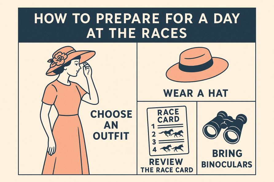 How to prepare for a day at the races.