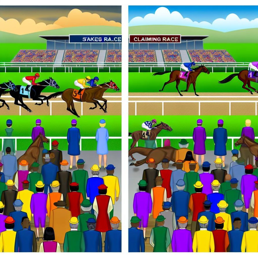 The differences between stakes races and claiming races.