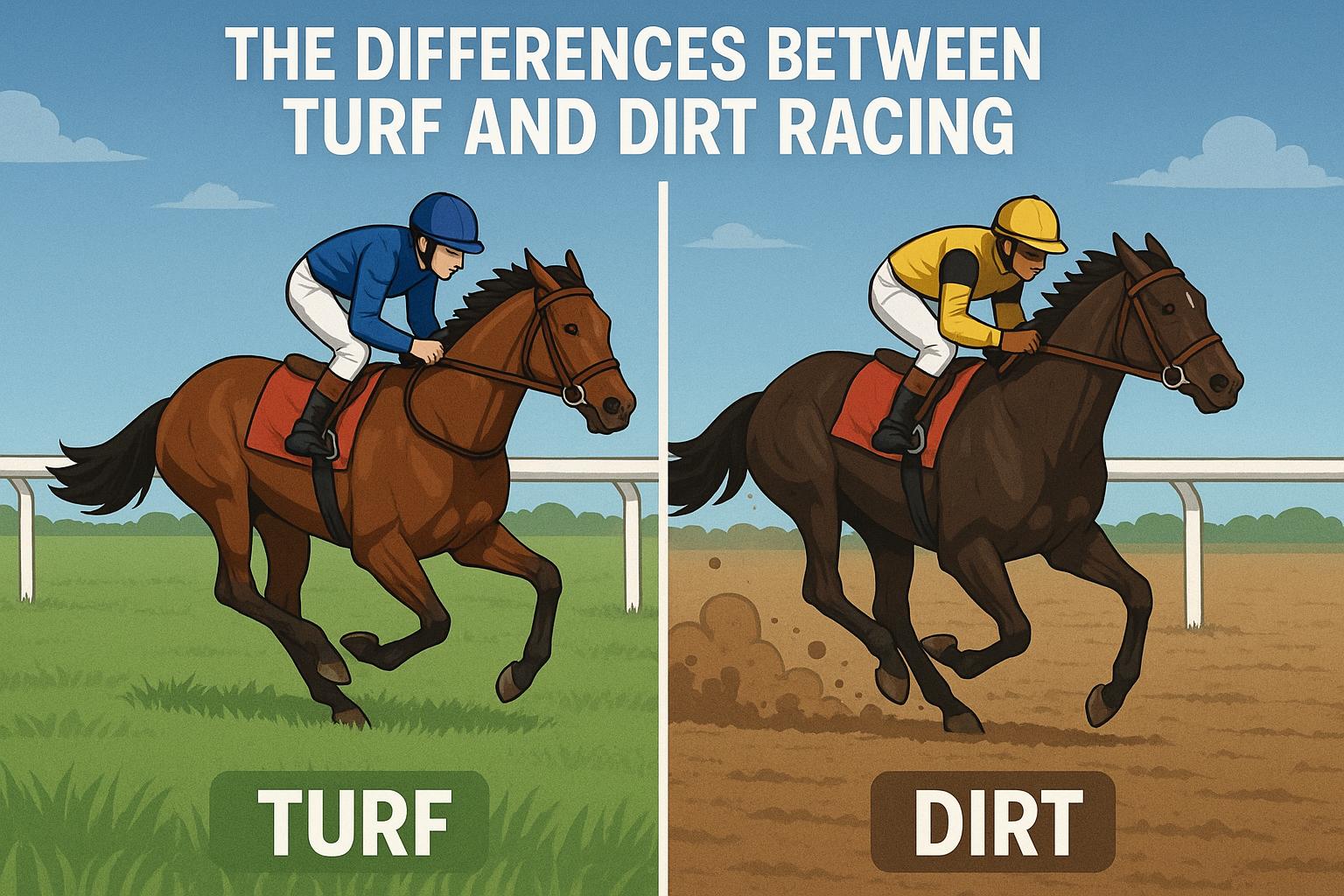The differences between turf and dirt racing.
