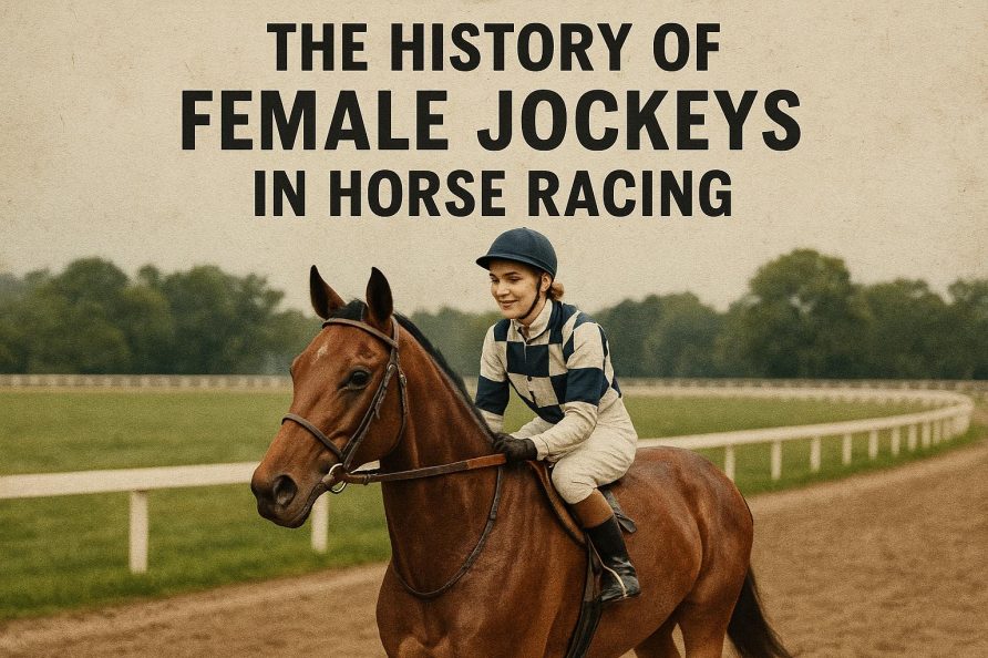 The history of female jockeys in horse racing.