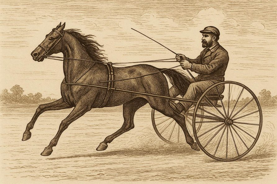 The history of harness racing.