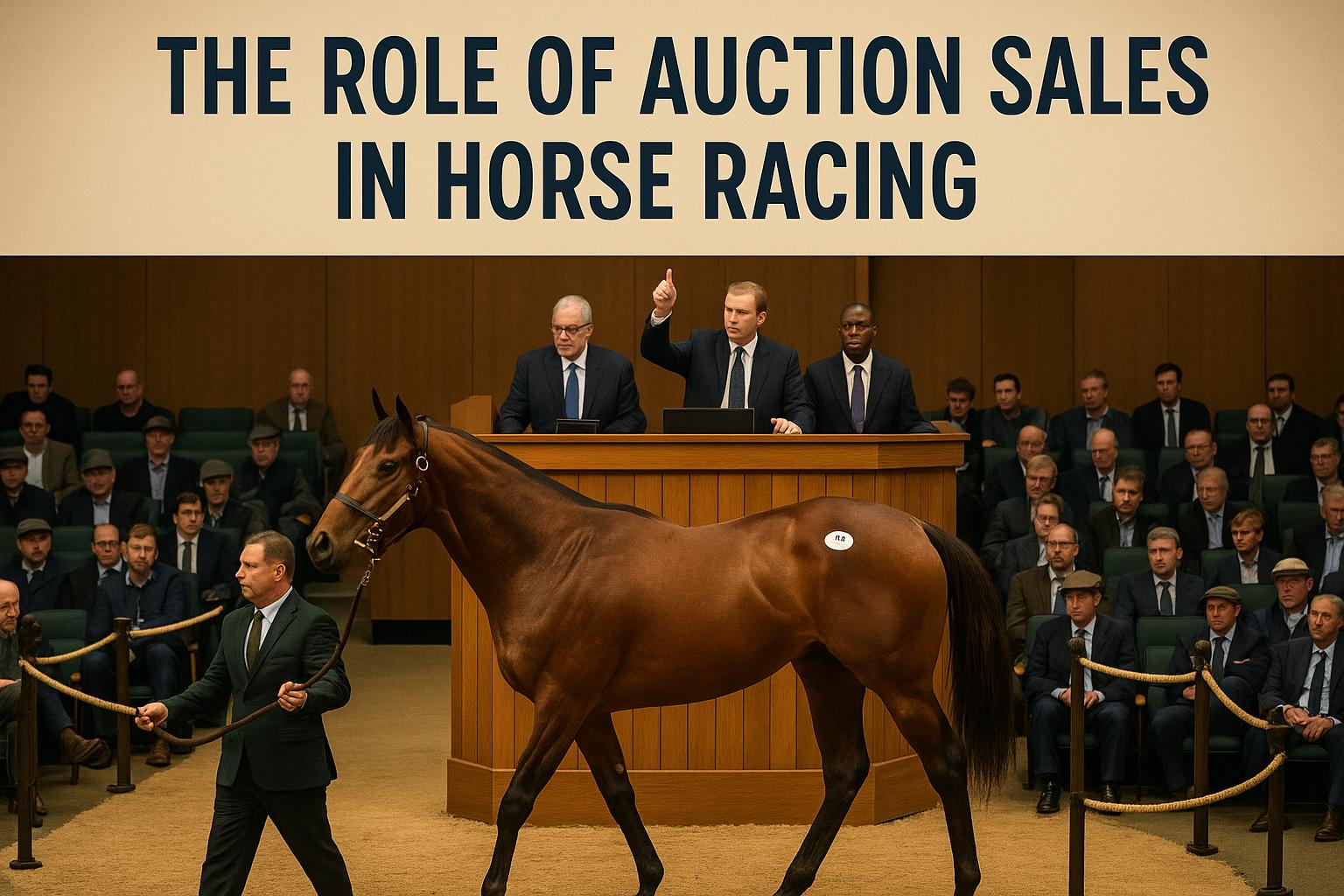 The role of auction sales in horse racing.