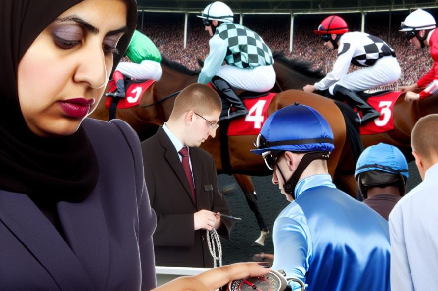 The role of stewards in horse racing.