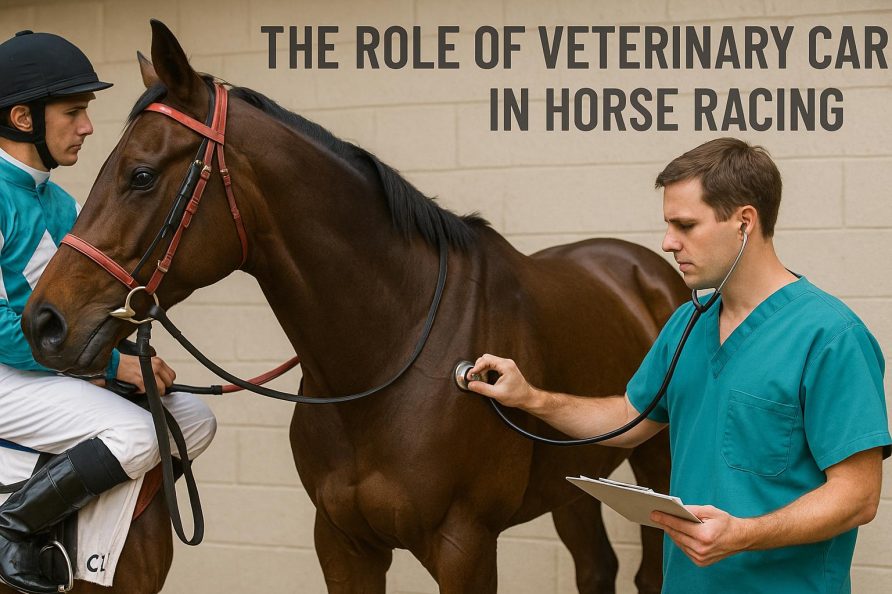 The role of veterinary care in horse racing.