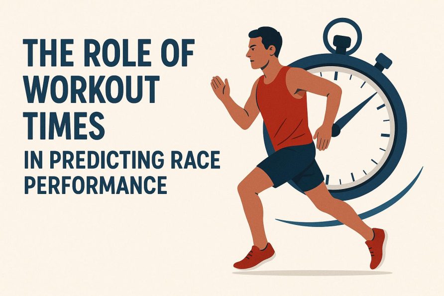 The role of workout times in predicting race performance.